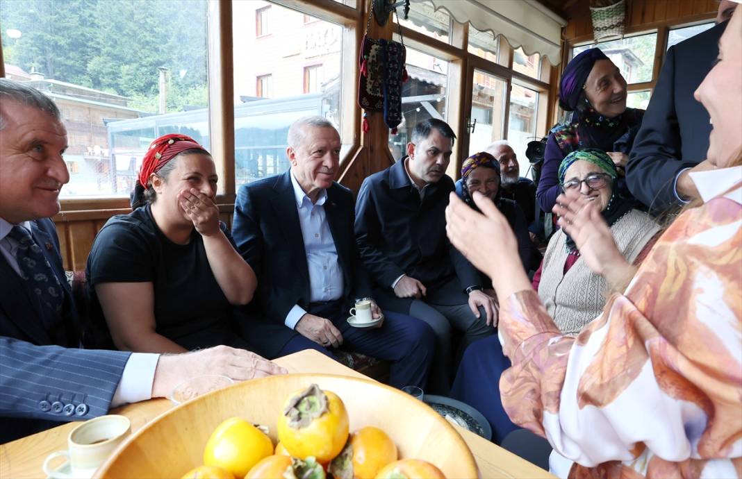 Cumhurbaşkanı Erdoğan’dan Ayder Yaylası’na sürpriz ziyaret 16